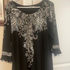 Dress barn dress, black, very comfortable and dressy. 16w